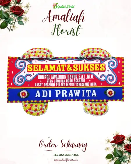 Papan Bunga Ucapan Selamat Bancak